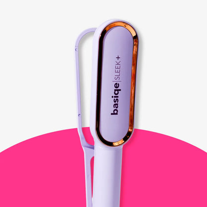 Tenha cabelos lisos & saudáveis: 2x mais rápido, 2x menos danos SLEEK PLUS | Escova Alisadora