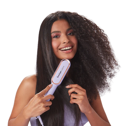 Tenha cabelos lisos & saudáveis: 2x mais rápido, 2x menos danos SLEEK PLUS | Escova Alisadora